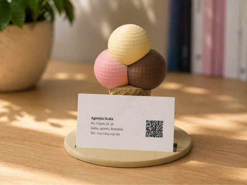 Ice Cream - Business Card Holder