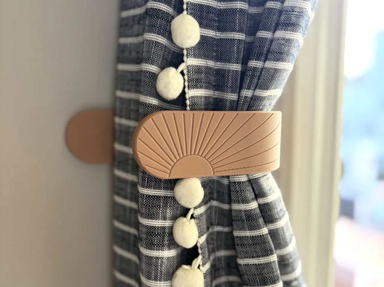 Modern Curtain Tiebacks | Mid-Century Designs view 2