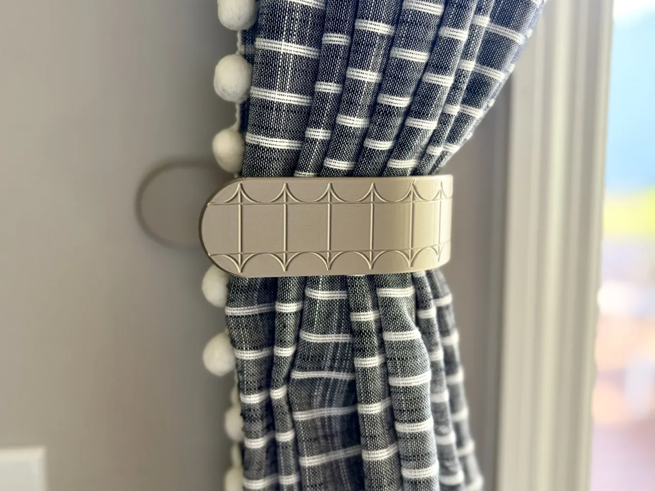 Modern Curtain Tiebacks | Mid-Century Designs view 4