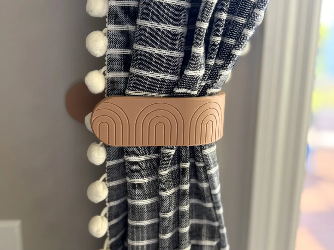 Modern Curtain Tiebacks | Mid-Century Designs view 3