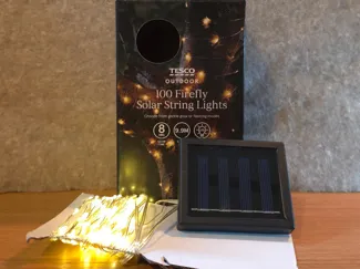 Wall bracket for Tesco Firefly Solar String Lights