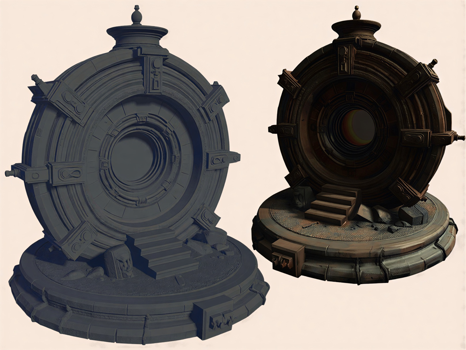 Ancient Space Portal TTRPG DND Miniature