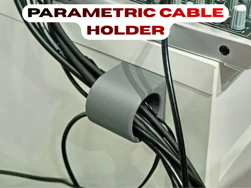 Parametric Cable Holder