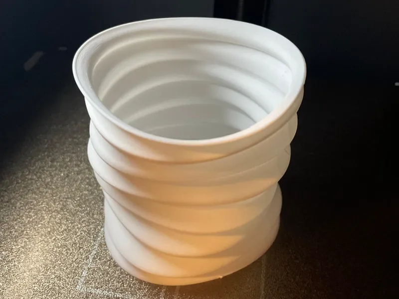 Warped vase