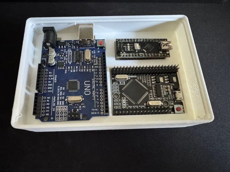 Gridfinity Arduino Uno, Mega Pro,Micro Stackable