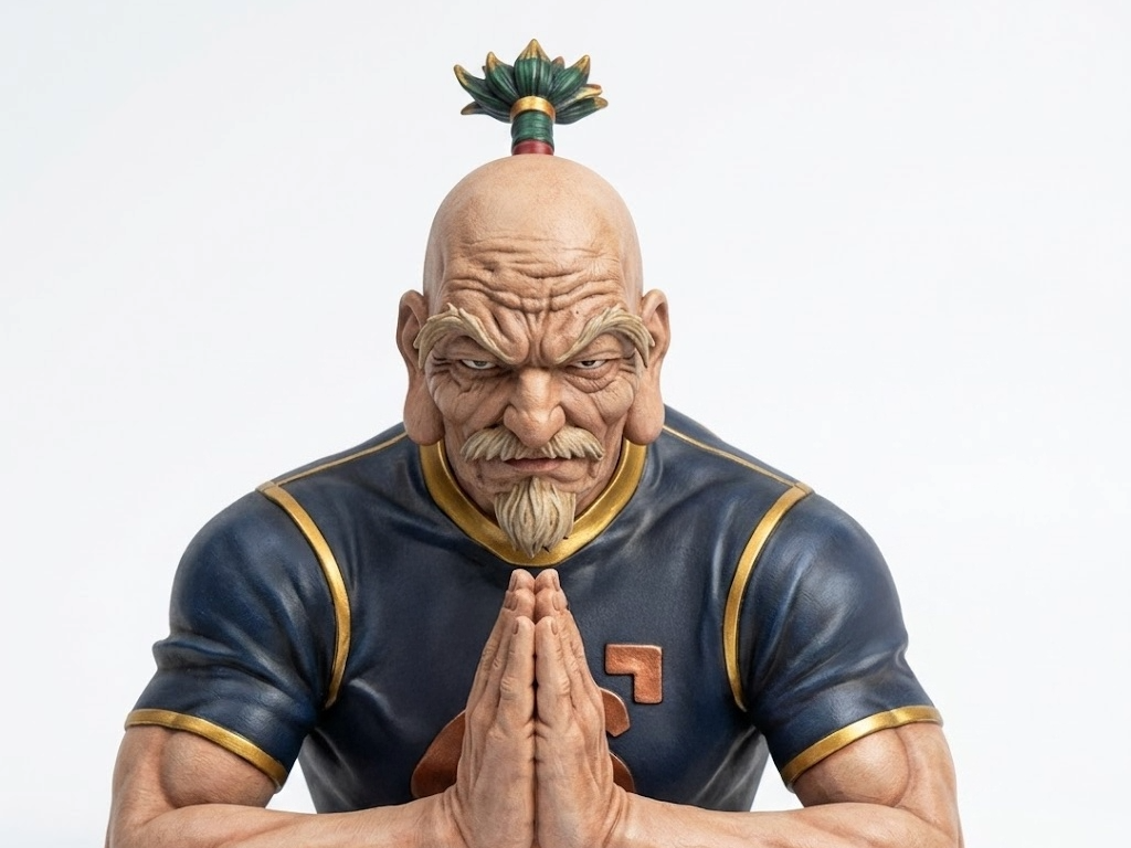 Busto Isaac Netero - Hunter X Hunter