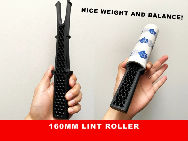 160mm lint roller (ID 37mm) (1hr30m)