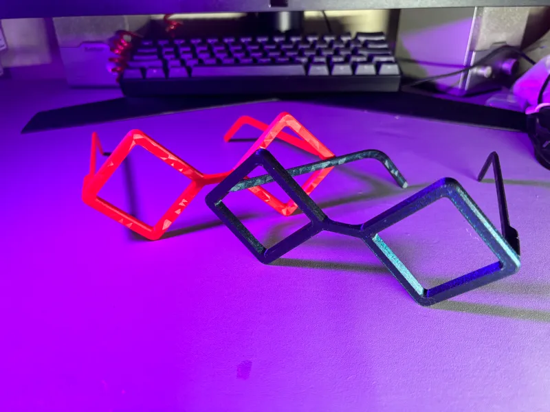 glasses block 方块眼镜