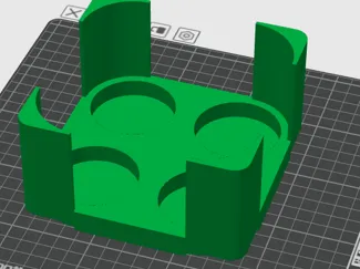 stackable lens stand