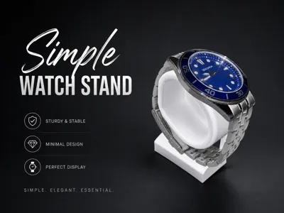 Simple Watch Stand - with small storage