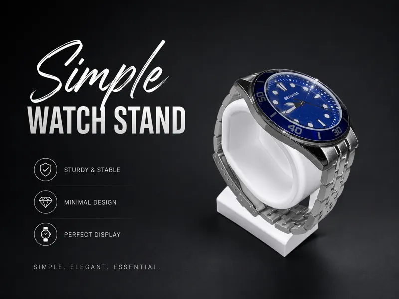 Simple Watch Stand - with small storage