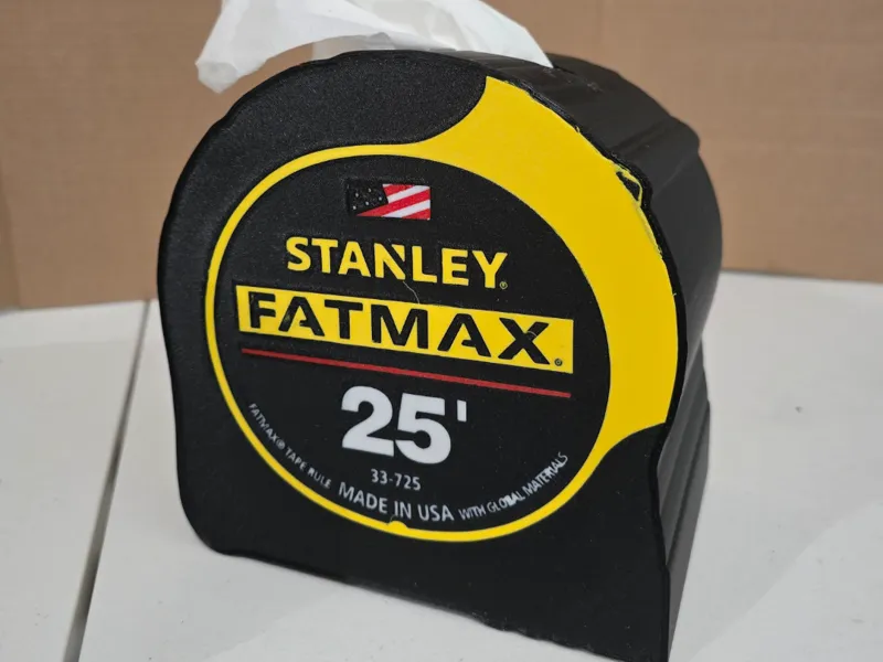 Stanley Tape Measure Kleenex Box