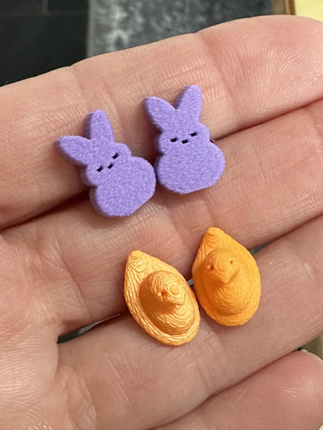 Mini peep charms for diy and stud earrings view 4
