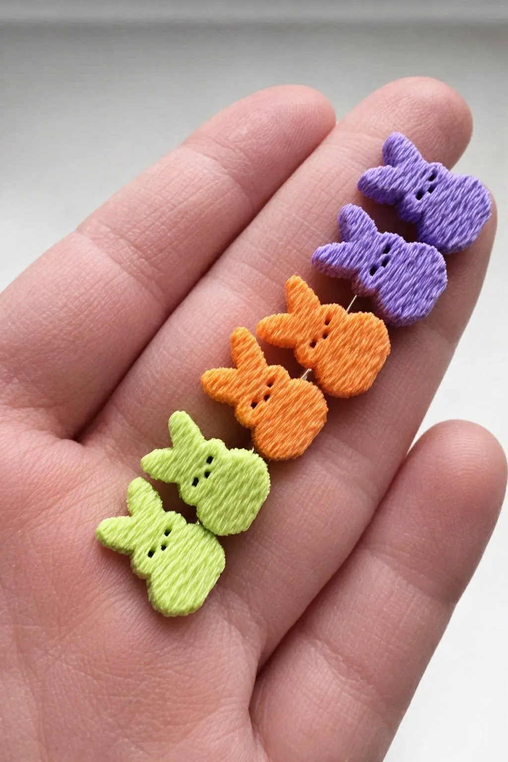 Mini peep charms for diy and stud earrings view 2