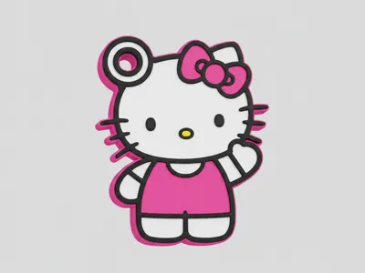 Hello Kitty Keychain