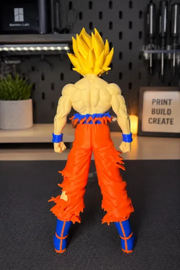 Accesorio para filamento: Super Saiyan Goku — vista de referencia 3