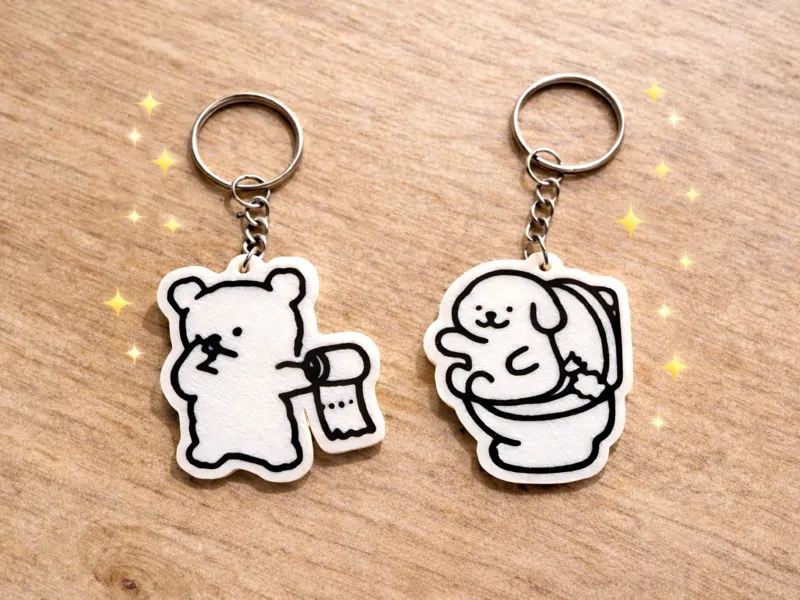 Valentines Day Matching Keychains
