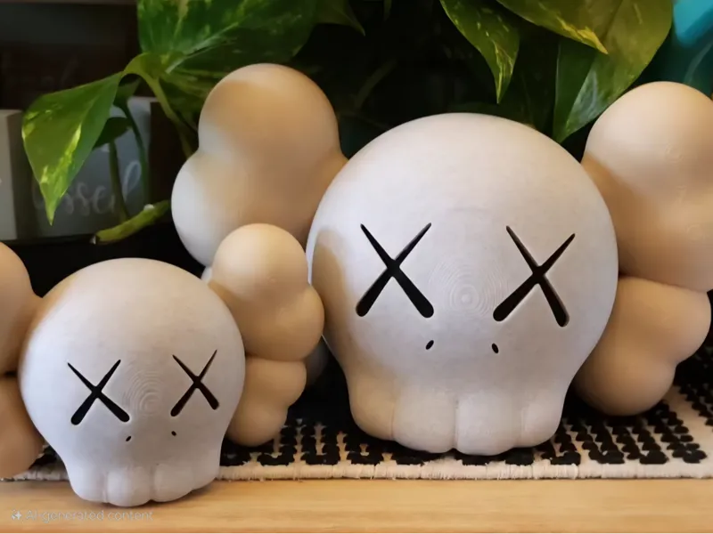 Kaws Head Wall Mount