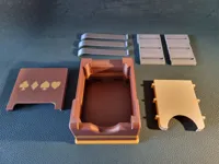 "By layers" all printers - 0.2mm layer, 2 walls, 15% infill