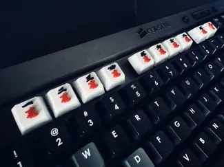 Key Cap Mahjong number / character tiles 麻将键帽