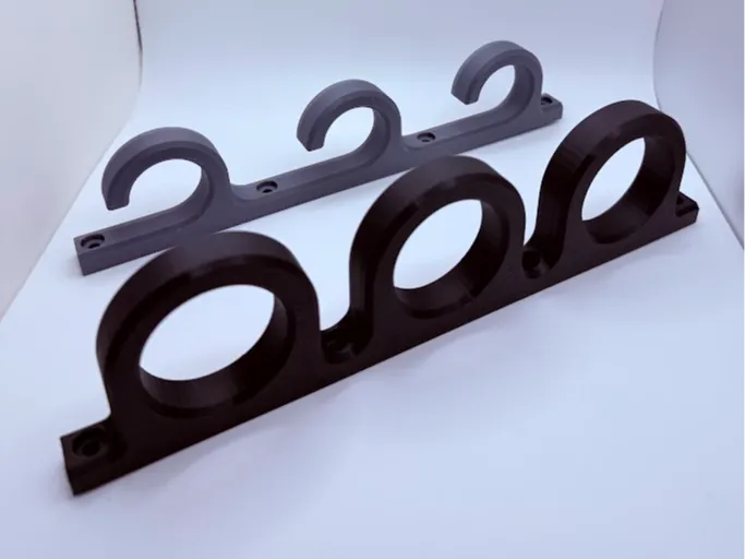 Wall/Ceiling Fishing Rod Holders, Larger Diameter 