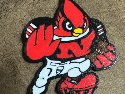 Newton cardinal NHS KEYCHAIN