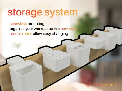 Hanging Storage Bins - modular