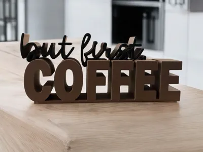 Dekoratif Yazı Forma Biblo - Özel Tasarım ve Hediyelik Süs