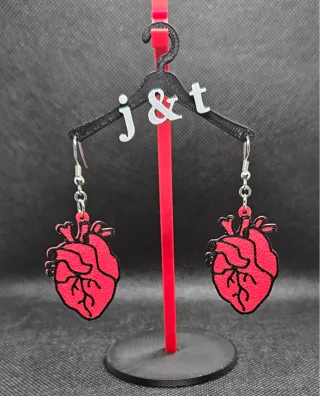 Anatomical Heart earrings
