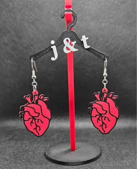 Anatomical Heart earrings