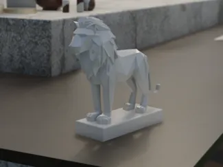 Low Poly Lion