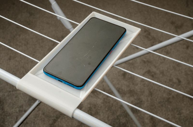 Drying rack phone holder / phone stand