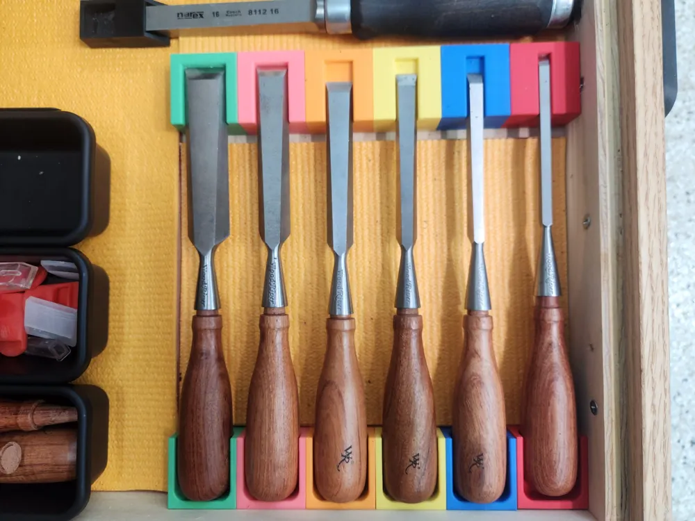 Wood River Chisel Drawer Holder Organizer by CarlosWorkshopHaven ...