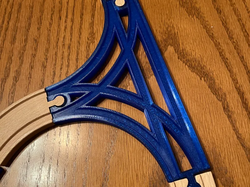 Three-Way T Switch train track (Brio compatible)