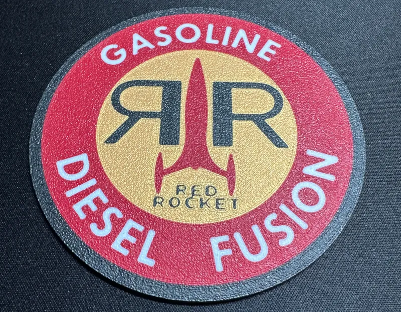 Red Rocket Fallout Themed Coaster
