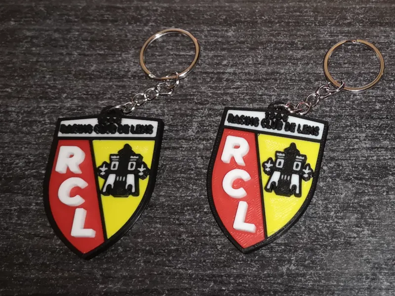 Porte-clés RC Lens en relief