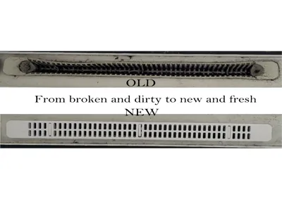 Exterior Window Vent Grill - Flat