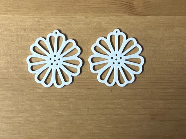 flower earrings