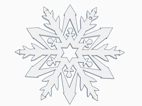 Flocon de neige décoratif
