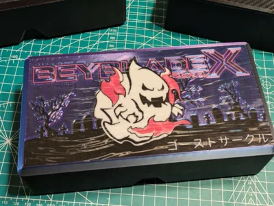 Beyblade X Broadside Deckbox Lid - Ghost Circle