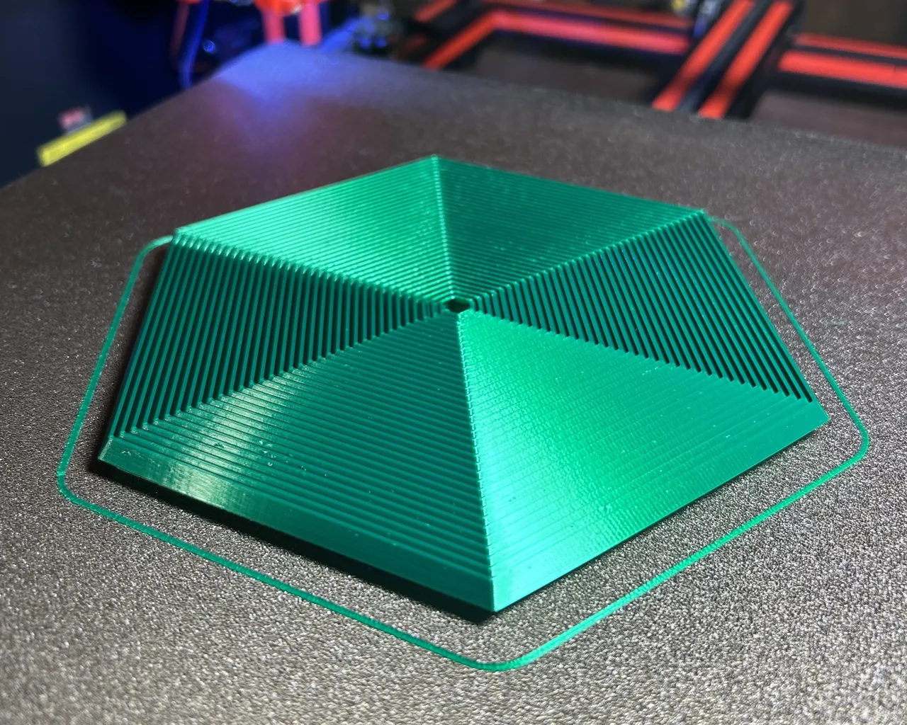 Hexagon Superfidget - 35 segment PIP design view 3