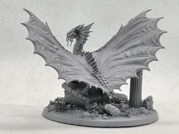 Escenografía en miniatura: Dungeons and Dragons dnd Gold Dragon — vista de referencia 2