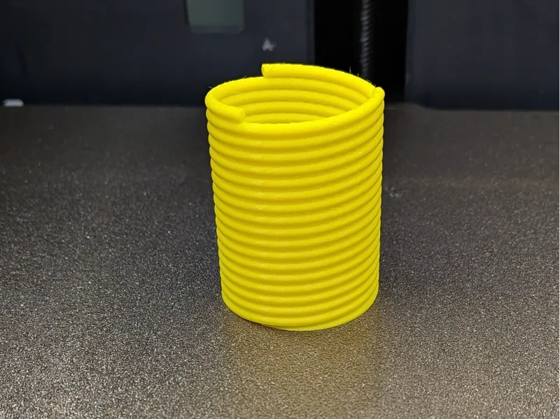Spring cat toy - no supports