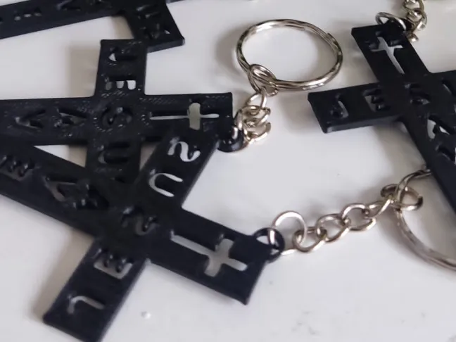 jesus saves keychain