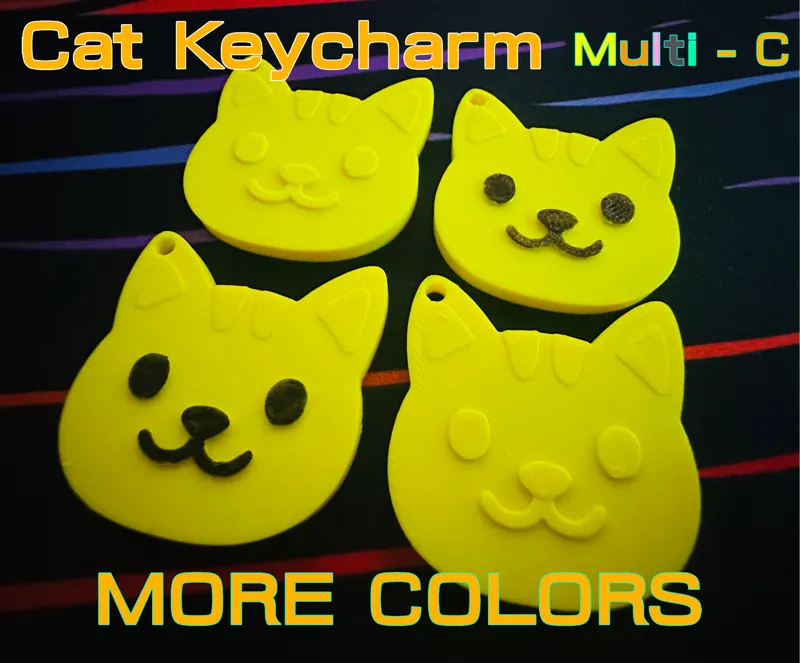 Cat Keychain Accessory