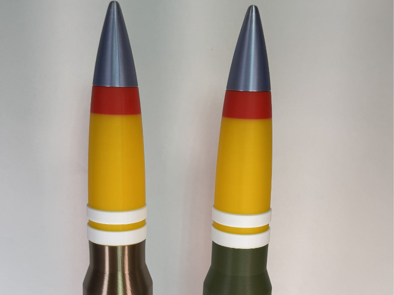 30mm Bullet HEI API and Brass
