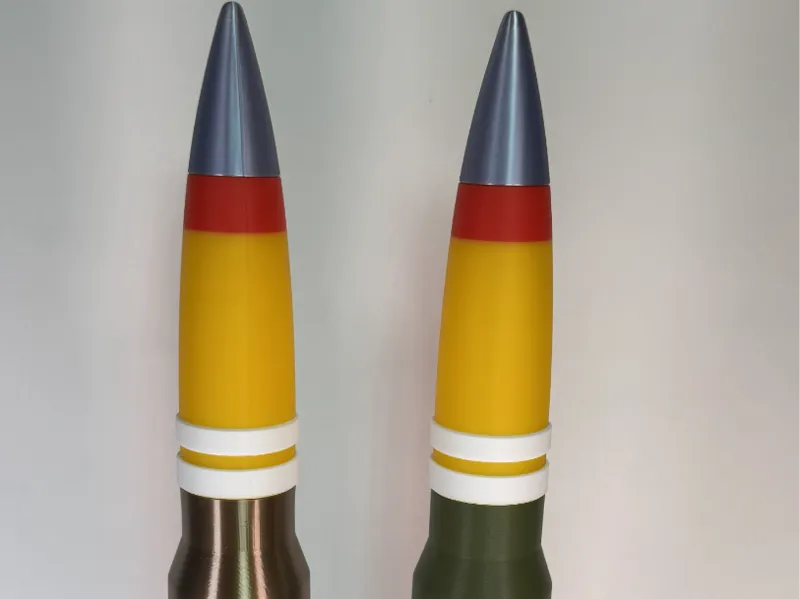 30mm Bullet HEI API and Brass