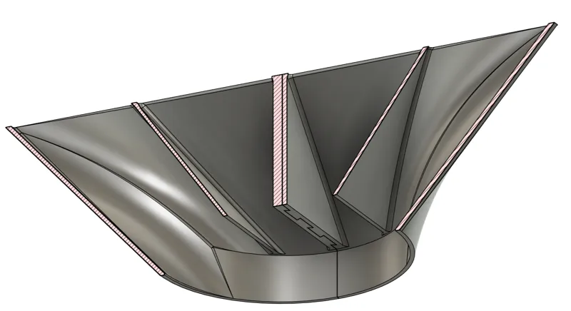 Vacuum Duct For 8'' PVC Pipe