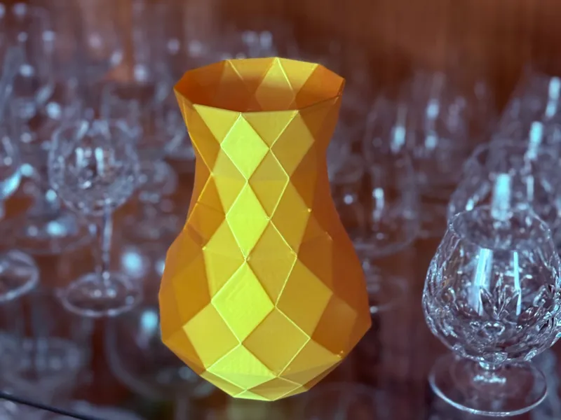 Design Vase Rautenform