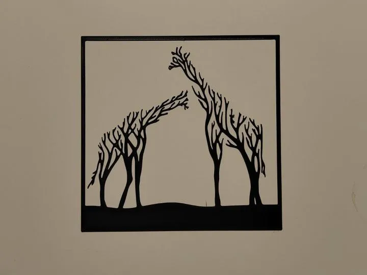 Déco murale girafes